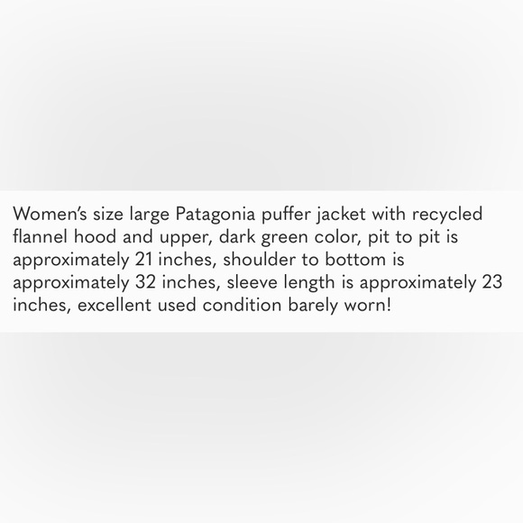 Limited edition recycled Patagonia Jacket - Picture 4 of 10